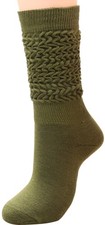Women Slouch Socks Knee High Scrunch Soft Long Boot Hosiery K306