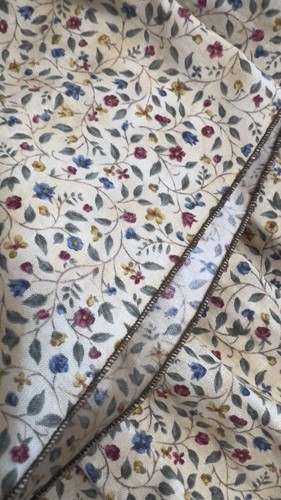 Vintage Stufenrock Midi beige Blumen Western Country Pionier Prärie Cottagecore - Bild 6 von 11