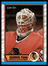 1989 O-Pee-Chee Hockey Darren Pang 31 Chicago Blackhawks