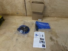 Water Drop Portable Water Filter Straw Fitting Gravity Fed Water Bag Blue