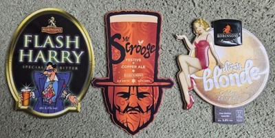 DREI ROBINSONS BRAUEREI REAL ALE BIERPUMPE CLIP ABZEICHEN