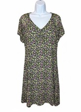 Skyes The Limit Floral Boho Dress Plus Size 1X Lined
