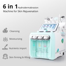 6 in 1 Facial Water Hydro Dermabrasion Skin Cleaning Hydro Oxygen Peel Machine