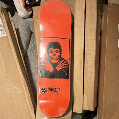 Misfits x Zero Skateboard Deck 1st Edition orange