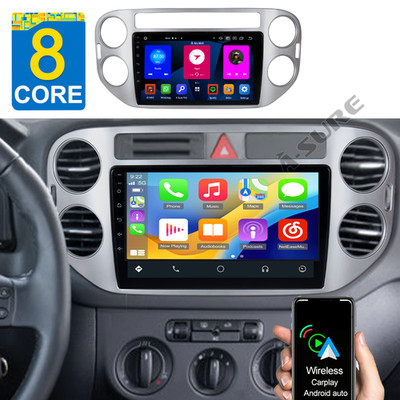 9''3+32GB 8-Core Carplay Android Autoradio Navi GPS für VW Tiguan 5N 2007-2016