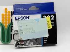 Oem Epson T202120 Black Ink Cartridge Genuine 202 10/24 Brand New Sealed