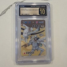 POP 6 2025 UNA PIEZA X BASKIN ROBBINS UNA PIEZA KAKU/ROB LUCCI CGC IMPECABLE 10
