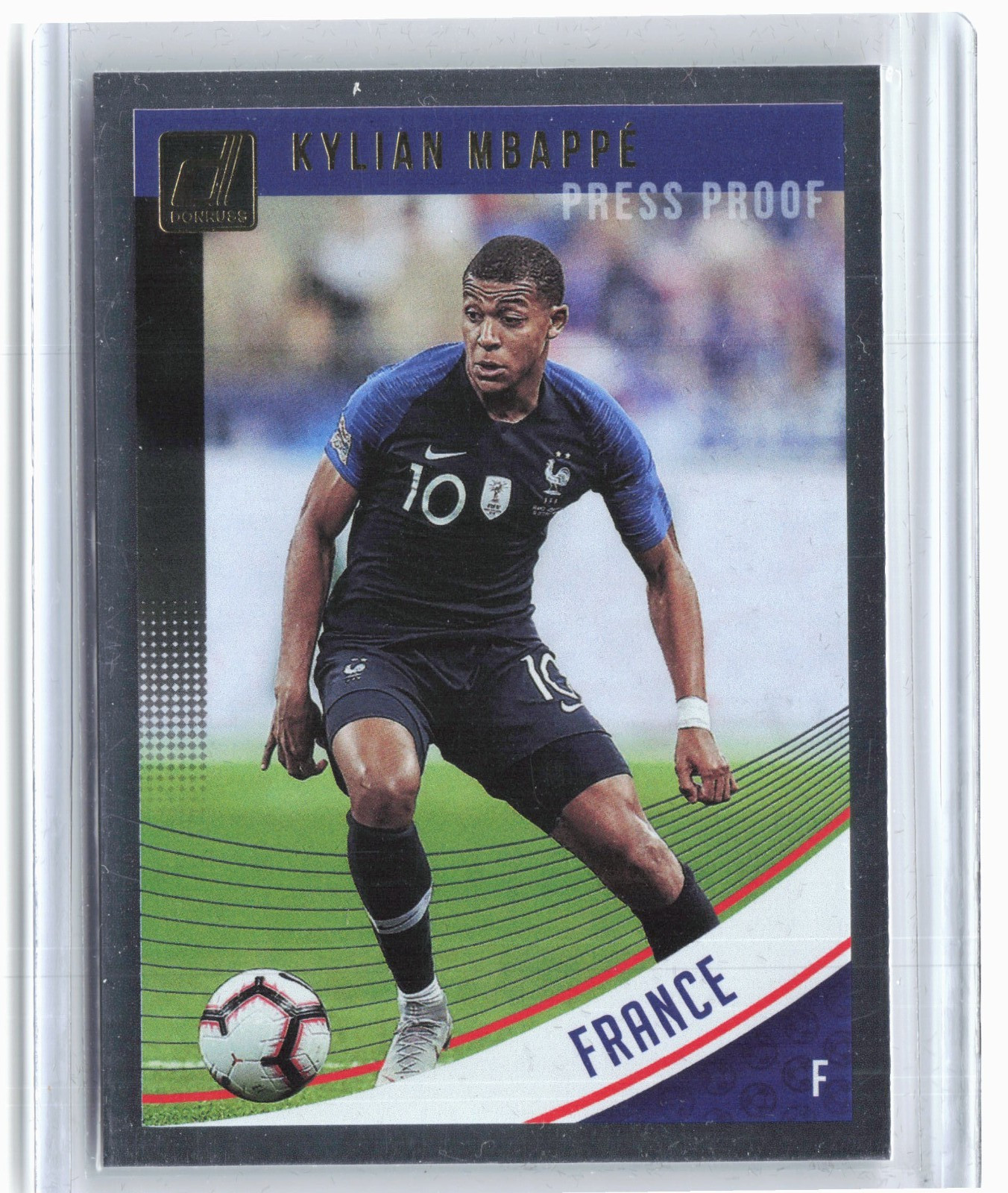 2018-19 Donruss #132 Kylian Mbappe Press Proof Silver