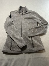 Eddie Bauer Gray Sherpa-Lined Jacket Size Medium