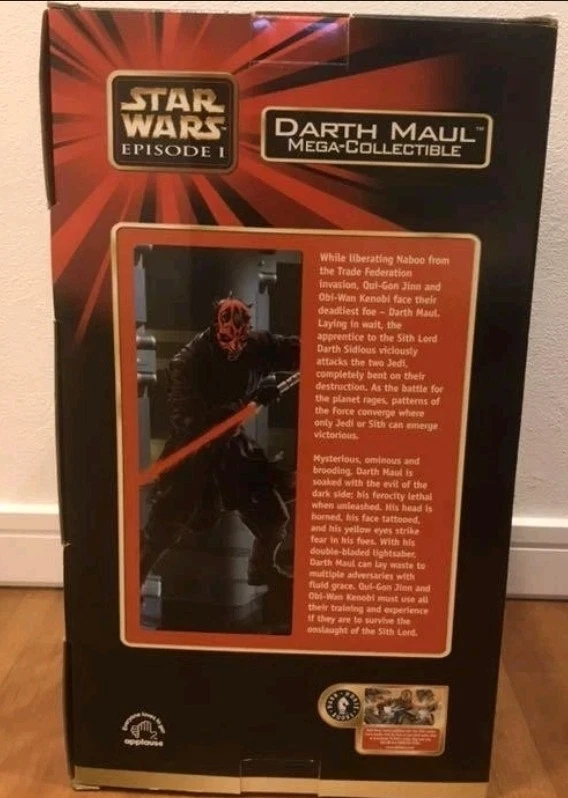 Star Wars Episode 1 Mega Collectibles Darth Maul Unopened  - Image 4 of 4