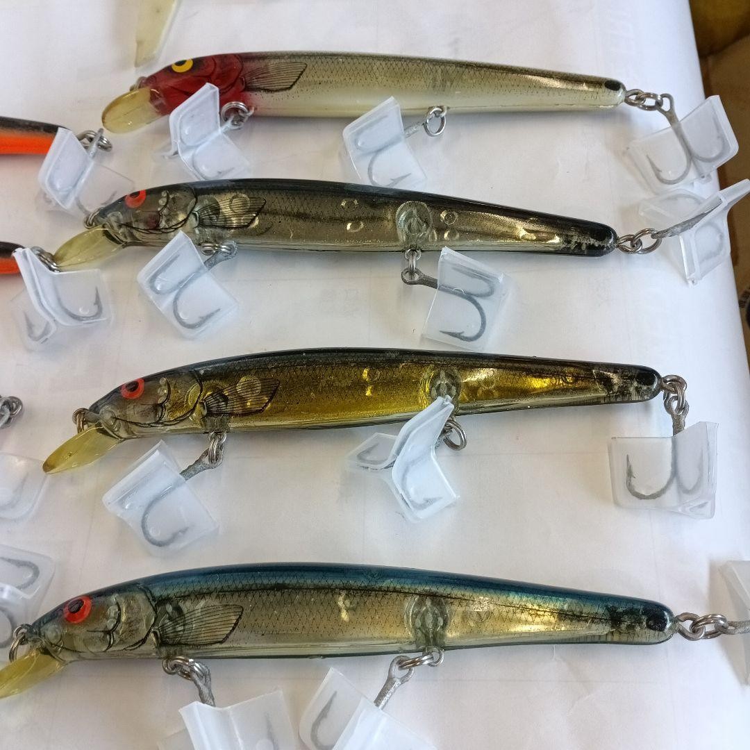 Old Heaton Bowmar Long A 16A Lure Set of 8, Used, JB/Jerkbait - Image 4