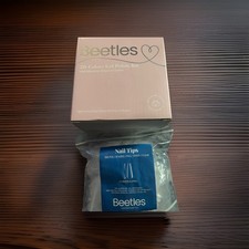 Beetles Gel Nail Polish Kit Industrial Wave 20 Colors (open box) & Nails