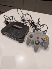 Nintendo 64 N64 Console + Controller, Power Supply, AV Cable- Fully Working