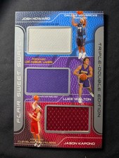 2003-04 Flair #TD-JH/LW/JK Howard / Walton / Kapono, Jumbos Triple-Double #/32