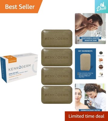 Soothing Argan Oil & Shea Butter Dead Sea Mud Soap - Ideal for Psoriasis Relief