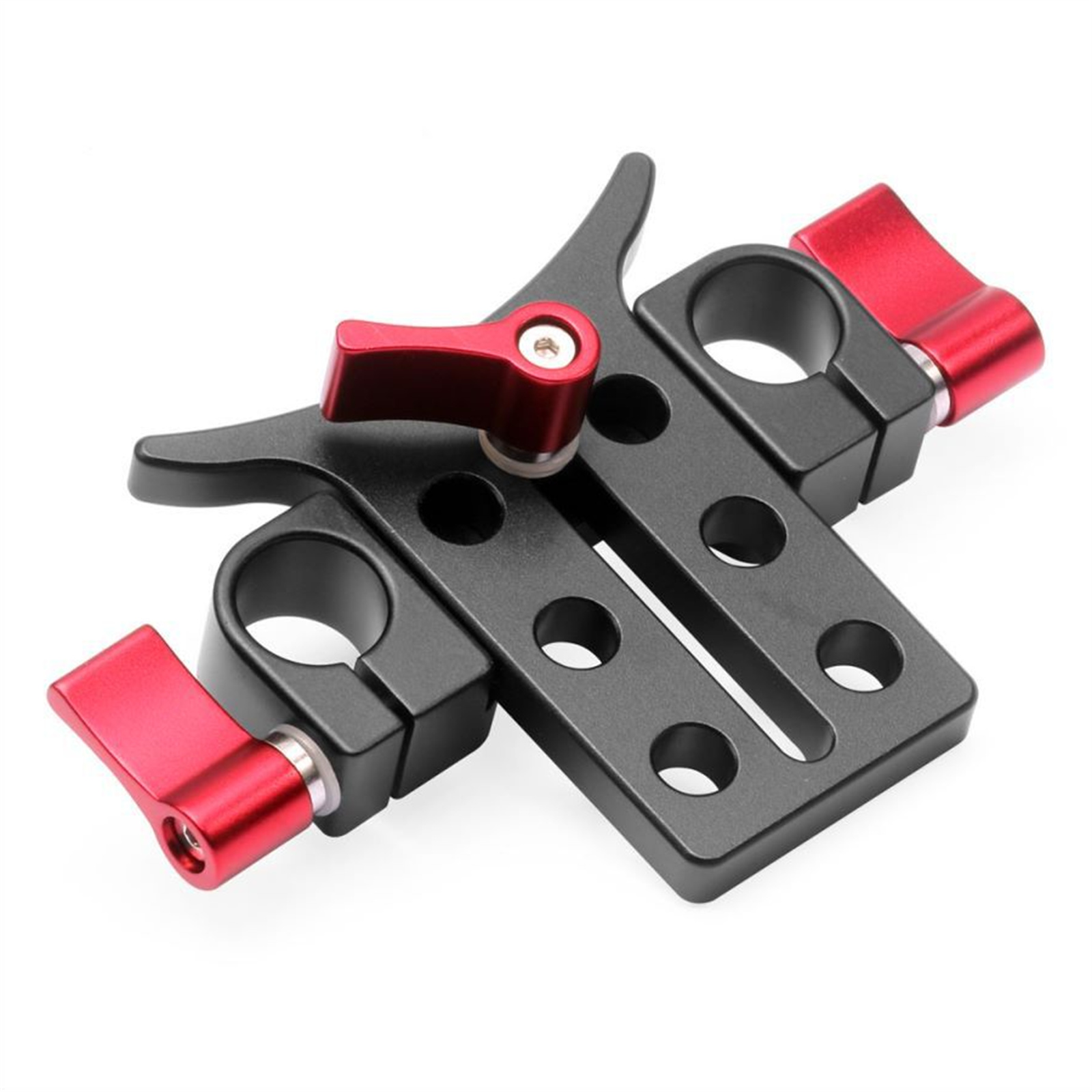 Y-Shaped 15MM Lens Support Bracket Holder for DSLR Rig Rod Clamp System - Stabilize Your Camera Setup with Precision and Durability