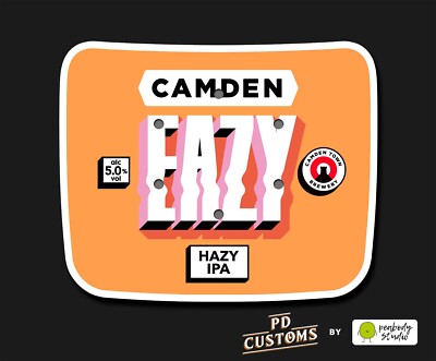 Camden Eazy IPA Perfect Draft Magnetic Drip Tray Skin Magnet - PerfectDraft Skin