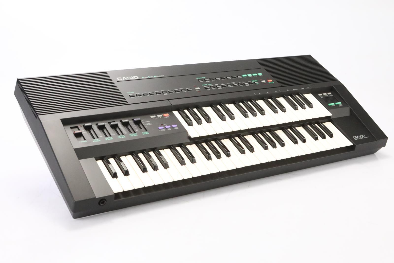 Casio DM-100 Double-Decker Synthesizer Sampler Keyboard w/ Box #48156