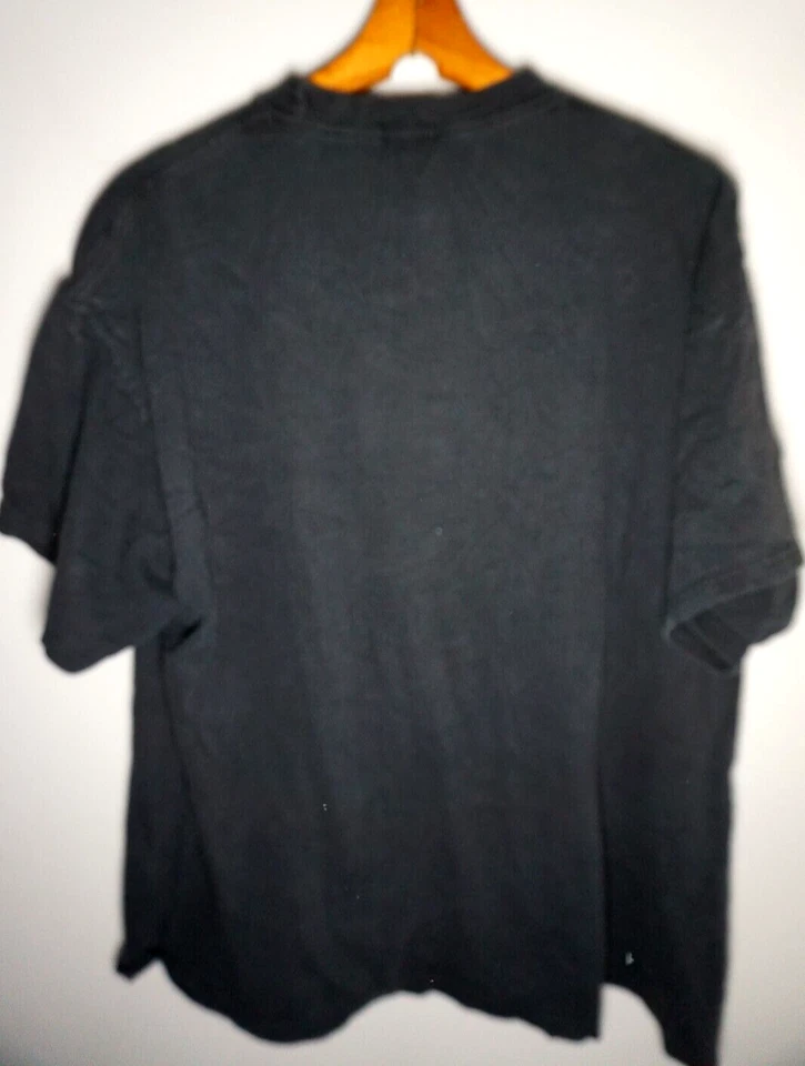 Vintage 90s Iowa State Hawkeyes Football T Shirt XL Mens NCAA Tee Black - Image 4 of 4