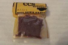 HO Scale Cannonball, CCS, Styrene Steel Box Car End 1 Pair, #31558 BNOS