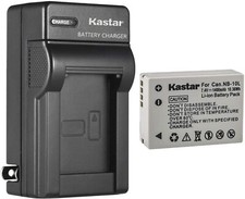 1 Pack Battery  AC Wall Charger for Canon NB-10L, PowerShot G16, SX40 HS, SX60