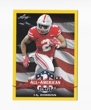 2020 Leaf Draft Gold #68 J.K. Dobbins All-American Ravens Buckeyes Chargers