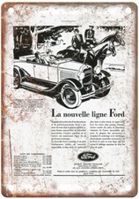 Vintage 1930 Ford Model A Roadster Ad Retro Look Metal Sign A6509 Vintage 1930 Ford Model A Roadster Ad Retro Look Metal Sign A6509