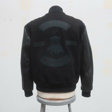 Ebbets Field Flannels VSCO MMXI Leather Wool Varsity Jacket Made in USA Rare