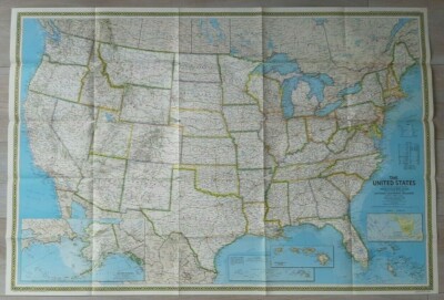 National Geographic Map of America's Federal Lands. (Sept, 1982).