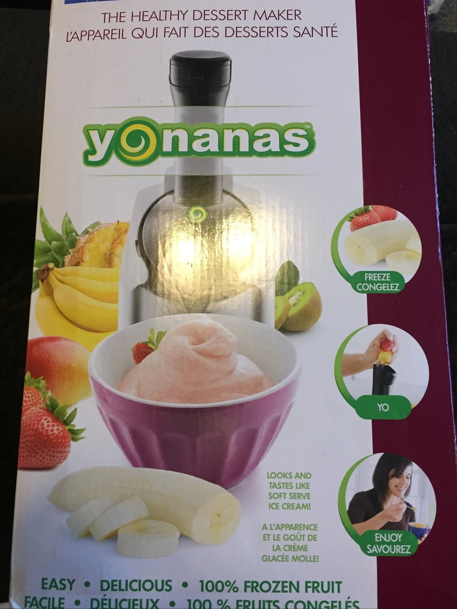 Dole Yonanas Ice Cream Treat Maker Frozen Yogurt Sorbet Machine NEW in Box