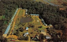 Wells Maine Sleepytown Birdseye View Vintage Postcard K59353