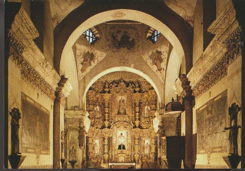Unposted Postcard "San Xavier Del Bac Mission" Tucson, Arizona