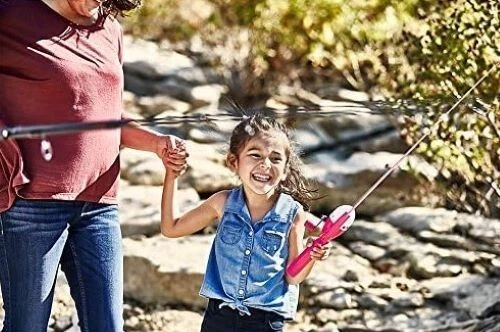 Barbie Shakespeare Botón Spincast Caña de Pescar Kit de Inicio 2'6" con Minnow Foto 3 de 3