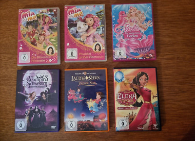 dvd sammlung kinder filme     Lauras stern/mia and me,barbie,elena von avalon...