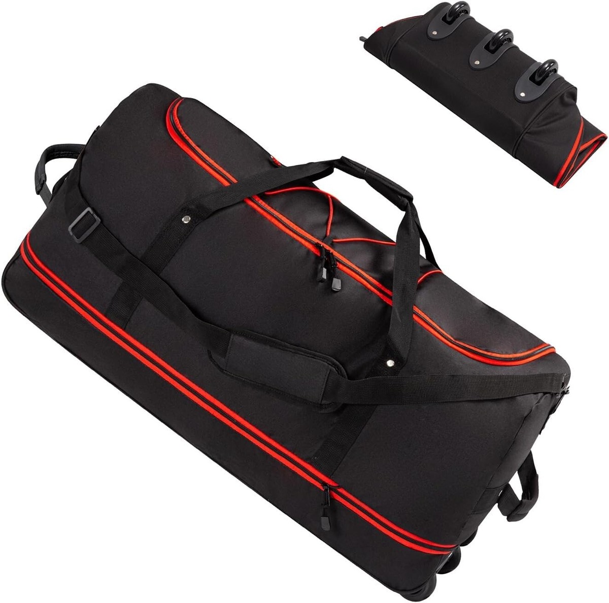 Vomgomfom 25'' 100L Expandable Rolling Duffle Bag with Wheels