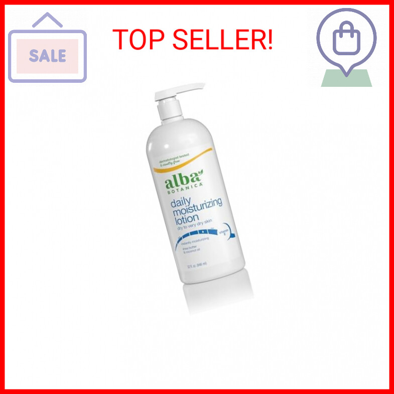 Alba Botanica Very Emollient Body Lotion, Coconut Rescue, 32