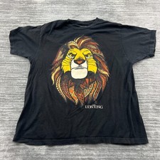 The Lion King Shirt Size XL Youth Simba Disney Black