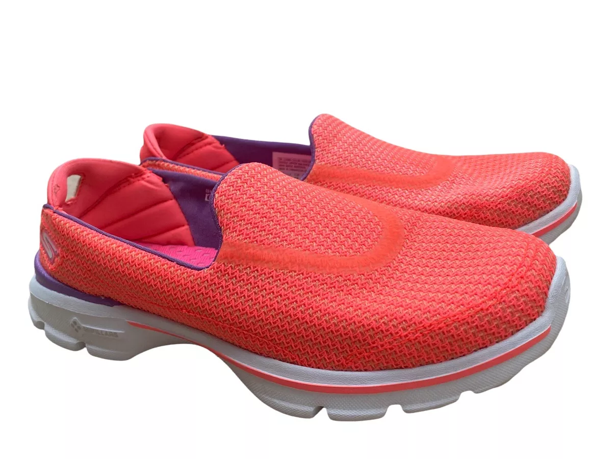 Formode Logisk I mængde Skechers Goga Mat Pillars Go Walk 3 Comfort Shoe Womens Sz 5 Hot Pink/Purple  EUC | eBay