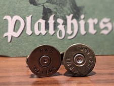 Manschettenknöpfe, Jagdschmuck, Patronenschmuck, RWS, 10,3x60 R,  Graubünden