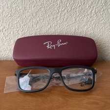 Ray-Ban Kids' Ry1549 48-16 Square Eyeglass Frames Matte Black Demo