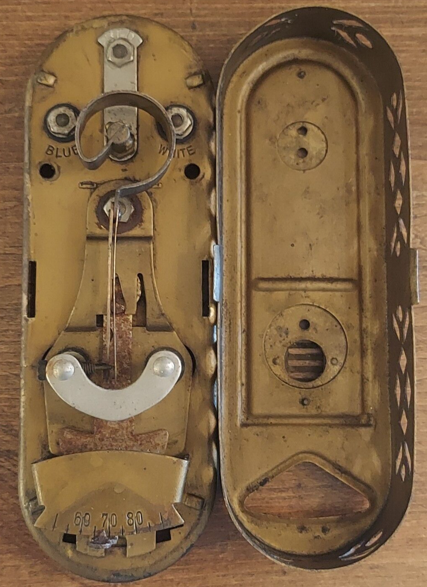 Ancien Thermostat Honeywell Art Déco Avec Horloge - Pour Pièces - Non Testé