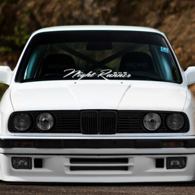 Night Runner Auto Aufkleber Vinyl Windschutzscheibe Weiß Glänzend Tuning