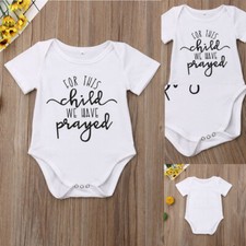 Newborn Baby Girl Clothes Short Sleeve Romper Tops Bodysuit Jumper Outfit Set
