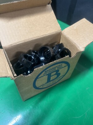 Box of 50 Bridgeport 323-B 1'' Plastic Bushing for Threaded Rigid or IMC 150 C