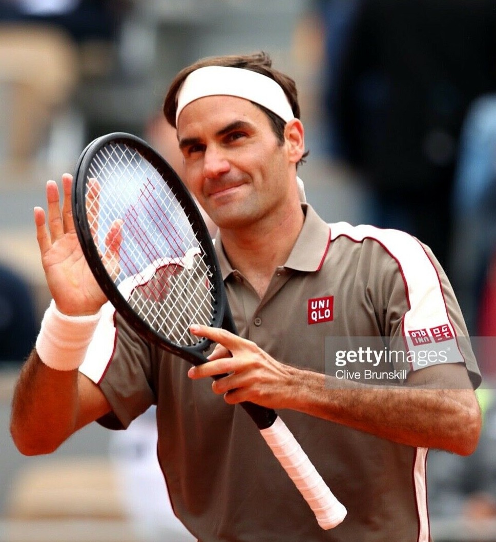 Uniqlo Roger Federer RF 2019 French Open Halle Tennis Polo Shirt Nike Rafa  M NWT