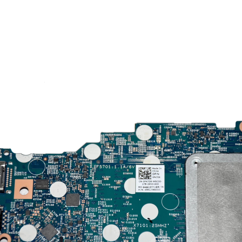 Dell Inspiron 7706 2in1 Motherboard i7-1165G7 2.8GHz Nvidia MX350 DDR4 P47D9 - Image 4 of 4