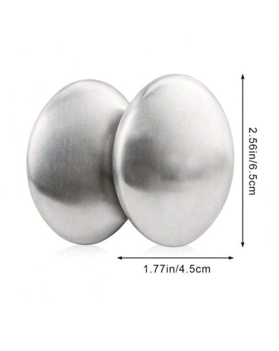 1 pz BARRA DI RIMOZIONE strumento da cucina in acciaio inox aglio pesce sapone eliminazione mano - Foto 6 di 8