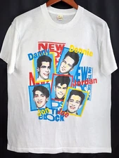Vintage New Kids On The Block T Shirt Screen Stars single stitch M/L