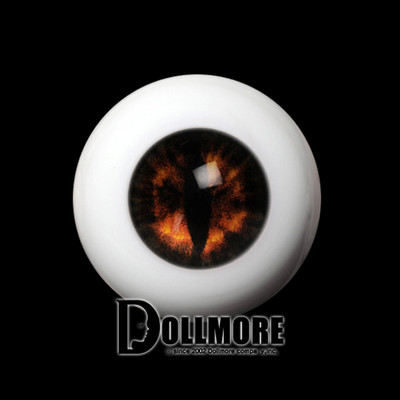 BJD Acrylic cat ooak 14mm - OMeta Half Round Acrylic Eyes (Brown 06)