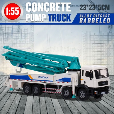 Remote Control Truck 1/55 Concrete Pump Truck Construction Vehicles Toys L1E9